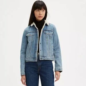 & Denim | Denim Button Down Jacket | Size S